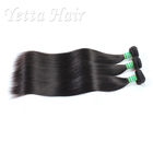 Naturalne czarne malezyjskie przedłużanie włosów ludzkich / Beauty Straight Remy Hair