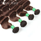 Tangle Free 100 Indian Remy Hair, Body Wave Przedłużanie włosów Soft / Glossy / Clean