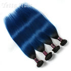 Zdrowe przedłużanie włosów Ombre Soft Blue Grade 8A dla bogini