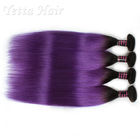 Ombre Purple Two Tone 8A Virgin Hair Extensions bez chemii