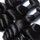 Real Remy 8A Malezyjski przedłużanie włosów Natural Black For Women Curly Hair