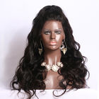 Urocze ciało fala Brazylijski koronki przodu ludzki włos peruki dla Lady 180 gęstości