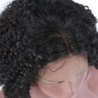 Naturalne kręcone włosy z krótkimi przednimi koronkami Ludzkie peruki dla afrykańskich Amerykanów