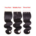 Podwójne Wątek Tight / Neat Indian Human Hair Weave / French Curl Human Hair Bundle