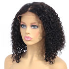 13X4 koronki przodu peruk ludzkich włosów dla czarnych rozszerzeń Ladys Kinky Curl