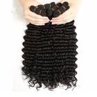 100% Virgin Malezyjski Deep Curly Hair Extensions Natural Color No Chemical
