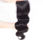 Brak przedłużania włosów peruwiańskich Virgin Hair 4 X 4 z przedłużaniem włosów Fala ciała dla Ladys