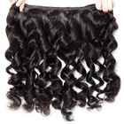Natural Color Loose Wave Hair Malezyjski Virgin Hair Extensions Pełny Cuticle Wyrównany