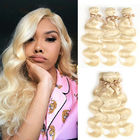 OEM 100% brazylijski Virgin Hair Wave Remy 613 Blond Human Hair Bundle
