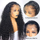10% 100% brazylijskie pełne koronkowe peruki z ludzkich włosów Naturalna linia włosów Głęboka fala