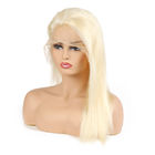 22 &quot;613 Blond HD Full Lace Peruki z ludzkich włosów bez podziału