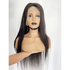 30-calowe koronkowe peruki z prawdziwych włosów Brazylijskie wiązki włosów