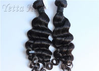 16-calowy Virgin Malezyjski Kręcone Włosy Wave, Natural Color Loose Wave Przedłużanie włosów