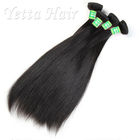 Naturalne czarne malezyjskie przedłużanie włosów ludzkich / Beauty Straight Remy Hair