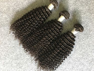 Klasy 8A Virgin Peruvian Human Hair Weave / Kinky Curly Hair Extensions
