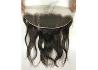 Bez syntetycznych 100% brazylijskich przedłużeń dziewiczych włosów 18-calowy jedwabisty prosto z koronką