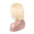 18 &amp;#39;&amp;#39; 100% brazylijski nieprzetworzony ludzki włos prosto peruka Bob 613 blond kolor