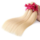 3 wiązki peruwiańskich włosów prosto 100 ludzkich włosów splot dla pani 613 blond
