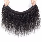 Podwójne Winky Kinky Curly Cambodian Virgin Hair / 100 Remy Human Hair Extensions