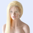613 Kolorów blond Silky Prosto Pełne koronkowe peruki do włosów dla pięknych ladys