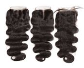 Naturalne przedłużanie włosów 4X4 Przedłużanie włosów z koronką 18 cali OEM