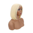 613 Blond peruki brazylijskie z ludzkimi włosami / długie kolorowe peruki Bob
