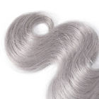 Przedłużone włosy 1B / Gray Ombre 100 Prawdziwe ludzkie włosy dla kobiet